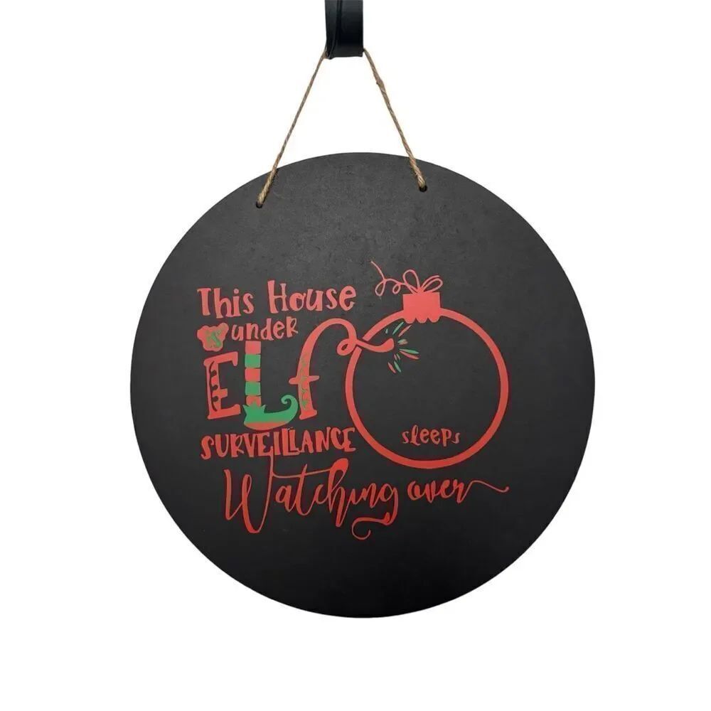 Chalkboard The Elf countdown to christmas